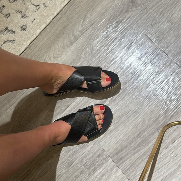 Marni Black and Gold Sandals - Picture 2 of 6